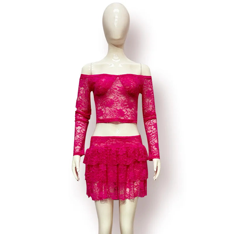 Lace Patchwork Party Set β 2 Piece Look πΆβ¨